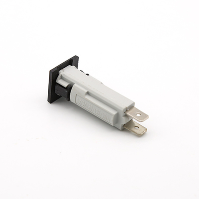 Miniature surcharge miniature électrique poussée pour réinitialiser Snap-in coupure de circuit thermique réinitialisable